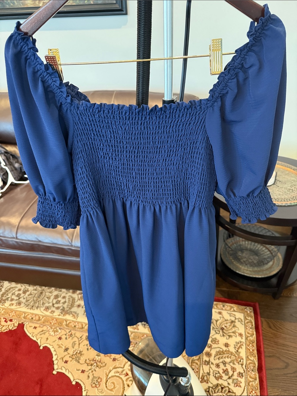 Hill House Women’s Navy Smocked Nap Dress